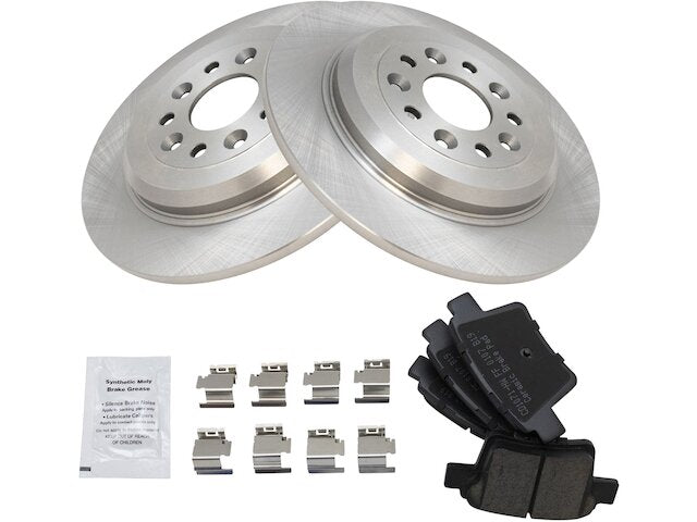 Rear Brake Pad and Rotor Kit - 2008-2009 Ford Taurus - TRQ 28432-07436878
