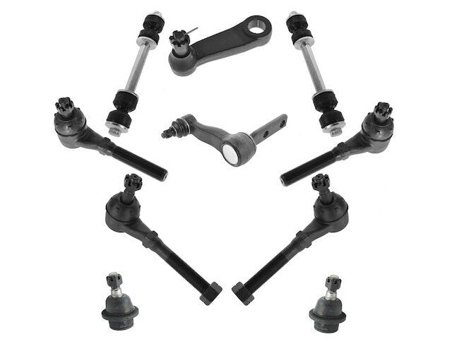 Front Ball Joint Sway Bar Link Tie Rod End Kit 10 Piece - 1998-2002 Lincoln Navigator 4WD - TRQ 5655-07437367