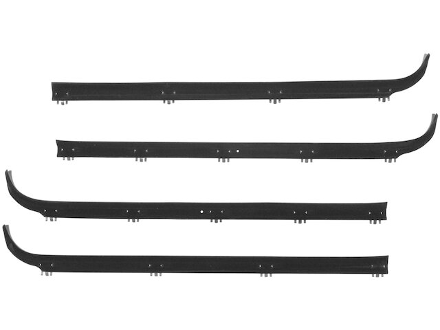 Door Window Belt Weatherstrip - 4 Piece - 1987-1996 Ford Bronco - DIY Solutions 4962-07437431