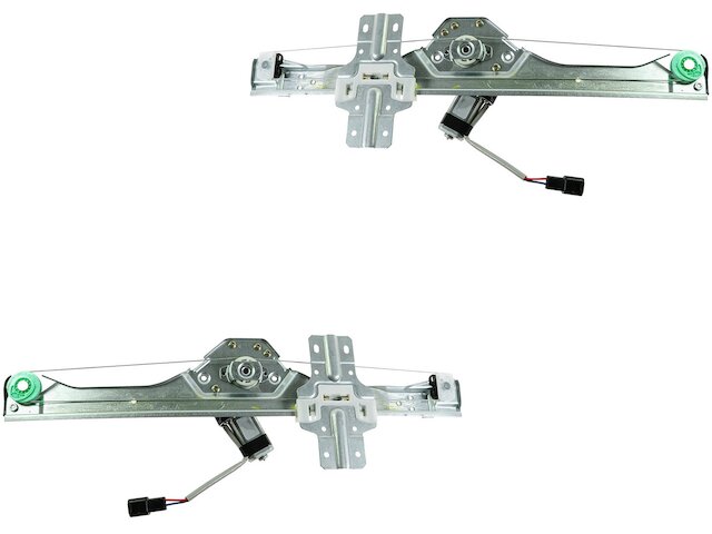 Rear Window Regulator and Motor Kit 2 Piece - 2007-2012 GMC Acadia - TRQ 25680-07442379