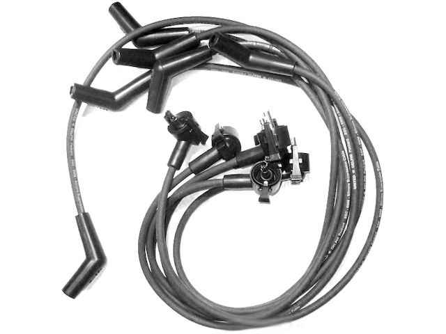 Spark Plug Wire Set - 1997-2000 Ford E250 Econoline 4.2L V6 - United Automotive 5122-07447873