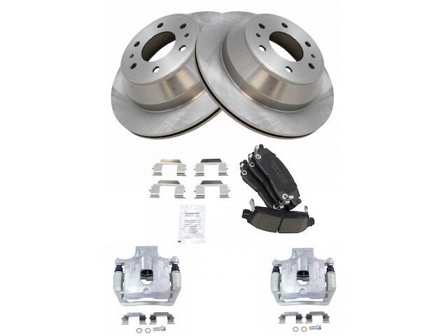 Rear Brake Pad Rotor and Caliper Set - 2002-2007, 2009 GMC Envoy - TRQ 4173-07453124