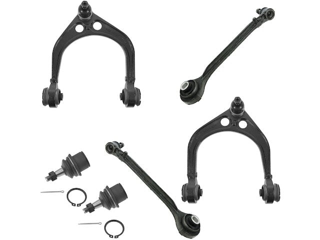 Front Control Arm and Ball Joint Kit 6 Piece - 2008-2018 Dodge Challenger - TRQ 29870-07455953