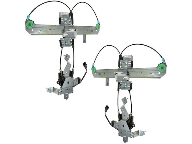 Rear Window Regulator and Motor Kit 2 Piece - 2000-2006 GMC Yukon - TRQ 28427-07456967