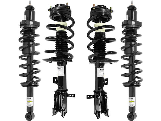 Front and Rear Strut and Coil Spring Assembly Kit - 4 Piece - 2009-2010 Dodge Journey 3.5L V6 - Unity 29869-07467377