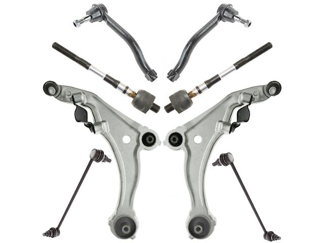Control Arm Sway Bar Link Tie Rod Kit - 8 Piece - 2009-2014 Nissan Maxima - TRQ 29967-07477329