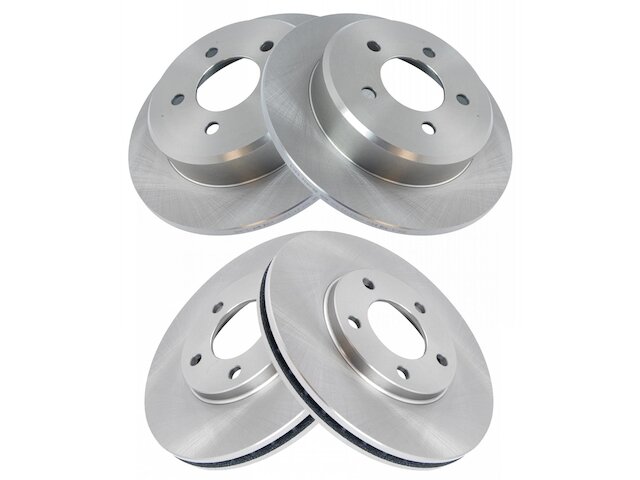 Brake Rotor Set 4 Piece - 1997-2000 Chrysler Town & Country - TRQ 1577-07479304