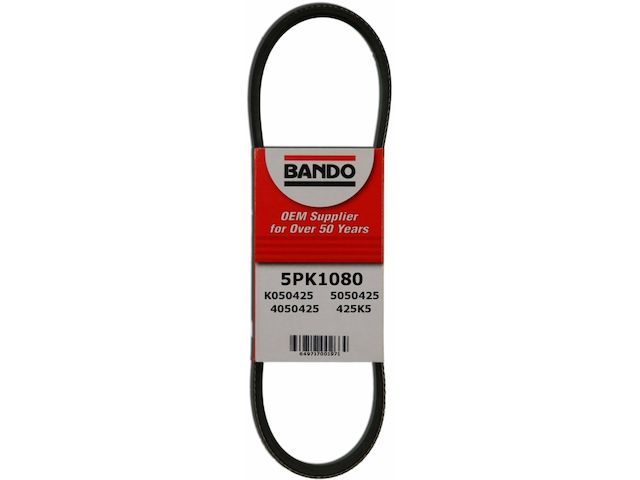 Alternator and Air Conditioning Accessory Drive Belt - 1982, 1985 Ford Escort - Bando 5220-07479527