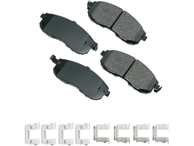 Front Brake Pad Set - 2003-2005 Infiniti G35 3.5L V6 - Akebono 6703-07491639