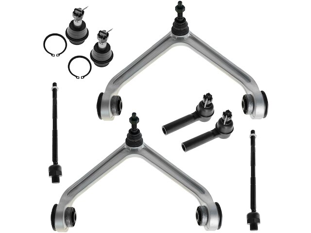 Front Control Arm Ball Joint Tie Rod End Kit 8 Piece - 2002-2005 Dodge Ram 1500 - TRQ 1972-07492445