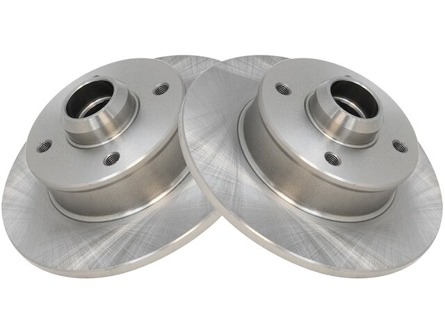 Rear Brake Rotor Set 2 Piece - 1990-1993 Volkswagen Passat - TRQ 7338-07493705