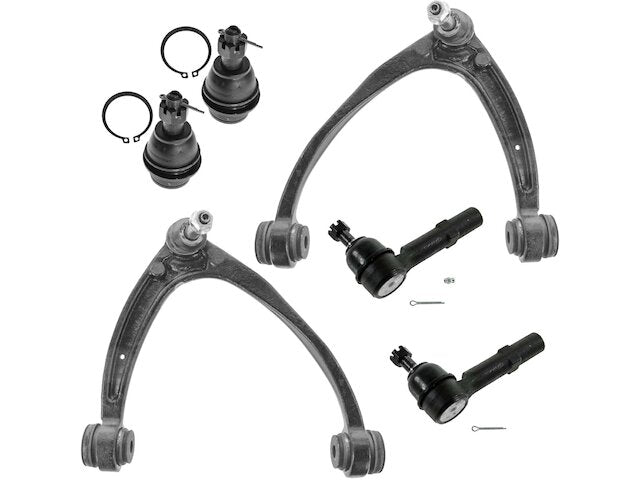 Front Control Arm Ball Joint Tie Rod End Kit 6 Piece - 2007-2014 Chevrolet Tahoe - TRQ 18955-07496676