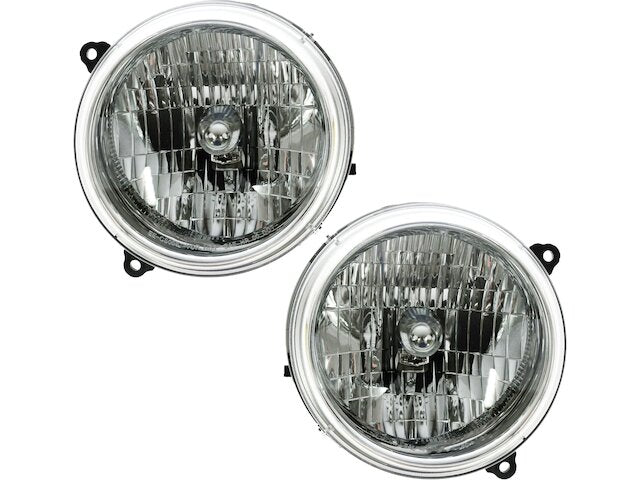 Headlight Assembly Set of 2 - 2002-2004 Jeep Liberty - DIY Solutions 2292-07500025