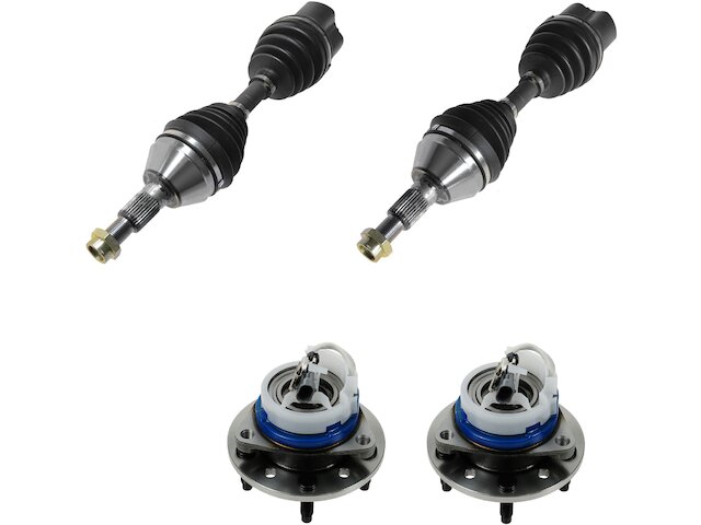 Axle and Wheel Hub Assembly Kit 4 Piece - 1999-2005 Pontiac Grand Am - TRQ 4688-07505188