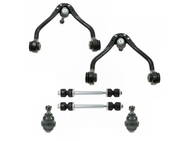 Front Control Arm Ball Joint Sway Bar Link Kit 6 Piece - 1996-1999 Chevrolet Tahoe 4WD Diesel - TRQ 3727-07515590