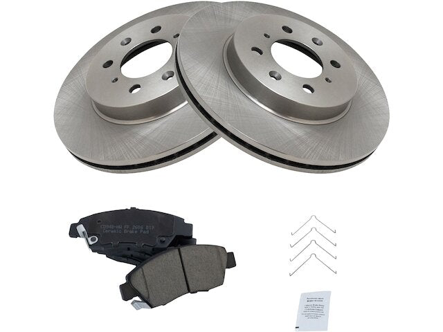 Front Brake Pad and Rotor Kit - 2009-2013 Honda Fit - TRQ 30137-07520690