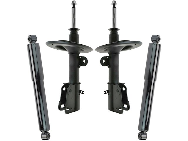 Front and Rear Suspension Strut and Shock Absorber Assembly Kit 4 Piece - 2001-2007 Dodge Grand Caravan - TRQ 1892-07520866