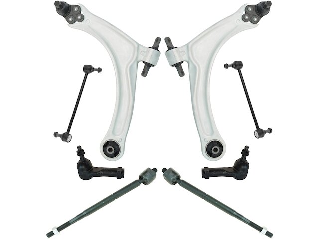 Front Control Arm Ball Joint Tie Rod and Sway Bar Link Kit 8 Piece Set - 2006-2011 Chevrolet HHR - TRQ 18619-07523683