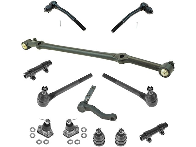Front Tie Rod End Sway Bar Link Center Link Kit 12 Piece - 1994-1996 Chevrolet Impala - TRQ 3353-07527570