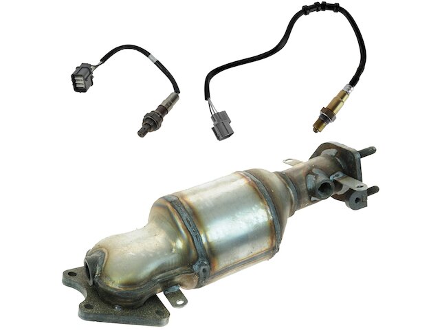 Rear Exhaust Manifold Catalytic Converter Oxygen Sensor Kit - 2005-2006 Honda Odyssey 3.5L V6 - DIY Solutions 18373-07534324