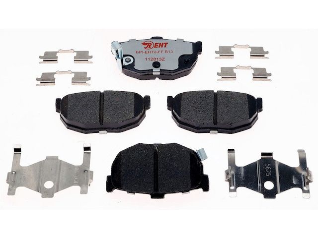 Rear Brake Pad Set - 2004-2009 Kia Spectra 2.0L 4-Cylinder - Raybestos 17932-07536495