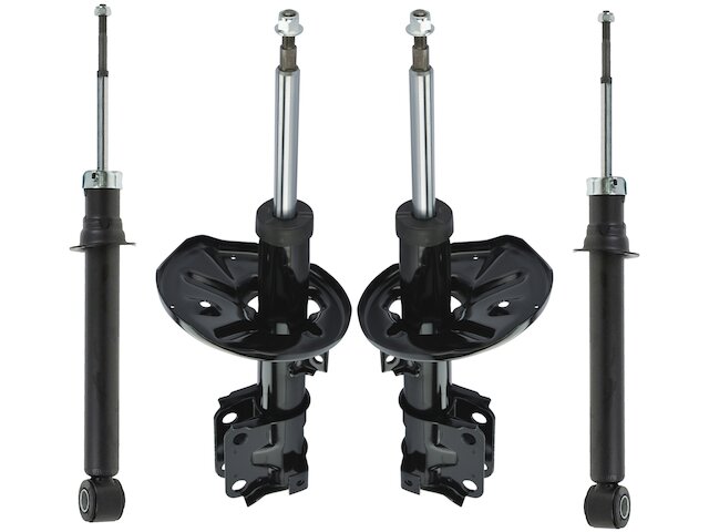 Front and Rear Suspension Strut and Shock Absorber Assembly Kit 4 Piece - 2001-2005 Chrysler Sebring Coupe - TRQ 1541-07541571