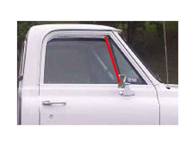 Door Window Glass Run Channel - 1967-1972 Chevrolet C20 Pickup - DIY Solutions 13991-07558457