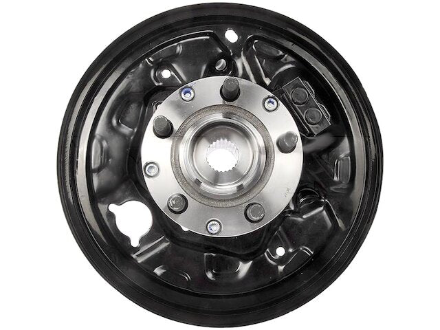 Rear Left Driver Side Wheel Bearing Hub Assembly - Loaded Knuckle - 2001-2008 Subaru Forester with Rear Drum Brakes - Dorman 348-07563354