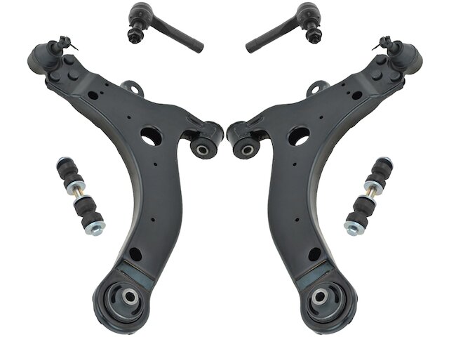 Front Control Arm Sway Bar Link Tie Rod Kit 6 Piece - 1997-2005 Chevrolet Venture - TRQ 3762-07563843