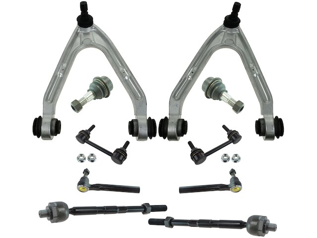 Front Control Arm Ball Joint Tie Rod End Kit 10 Piece - 2006-2010 Hummer H3 - TRQ 18605-07565557
