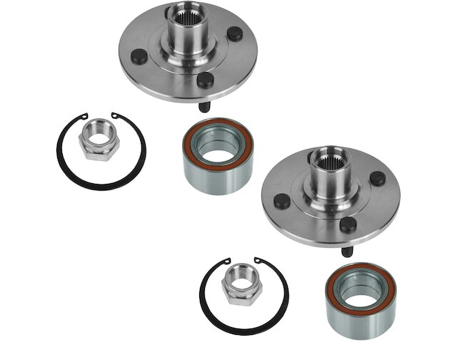 Front Wheel Bearing Assembly Set 2 Piece Set - 1994-2002 Saturn SL1 - TRQ 4886-07602718