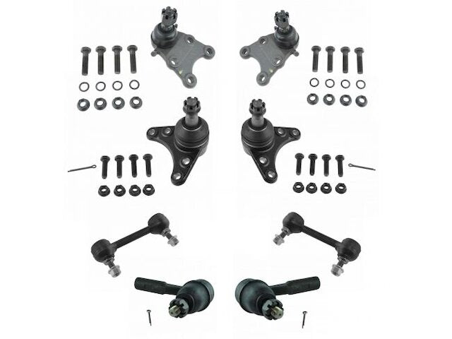 Front Ball Joint Sway Bar Link Tie Rod End Kit 8 Piece - 2006-2007 GMC Canyon RWD - TRQ 18674-07604949