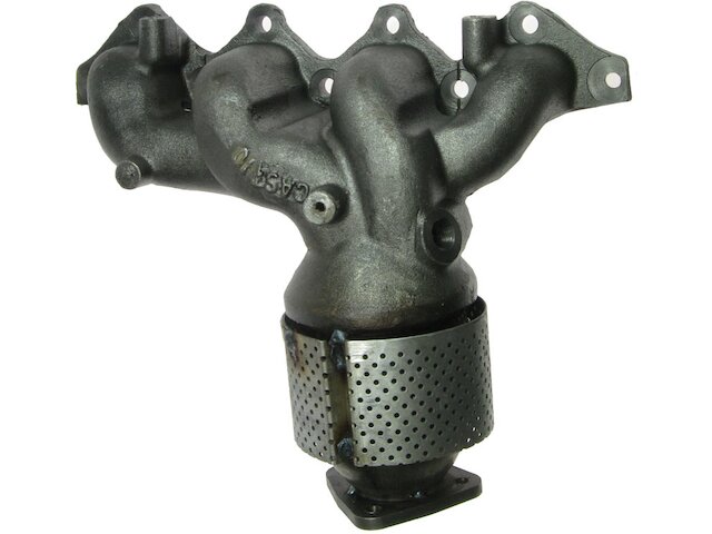 Exhaust Manifold with Integrated Catalytic Converter - 2002-2004 Kia Spectra 1.8L 4-Cylinder - DIY Solutions 672-07606247