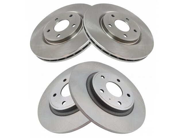 Front and Rear Brake Rotor Set 4 Piece - 2012-2015 Ram C/V - TRQ 119038-07607982