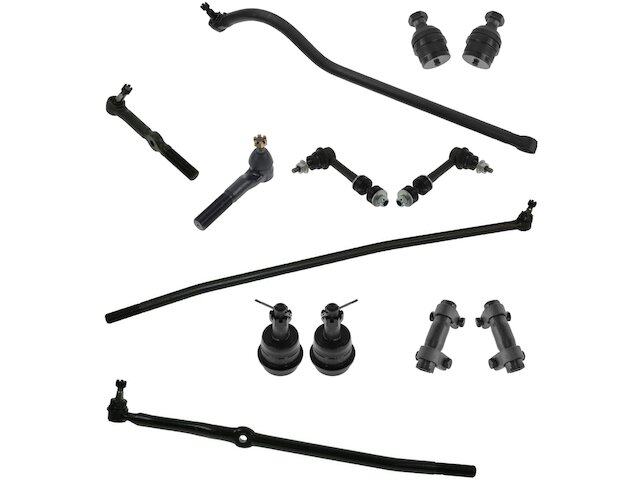 Front Ball Joint Sway Bar Link Tie Rod End Kit 13 Piece - 1994-1995 Dodge Ram 2500 4WD - TRQ 1979-07625439