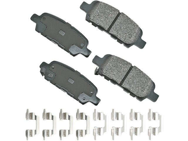 Rear Brake Pad Set - 2014-2019 Infiniti QX60 - Akebono 128143-07626470