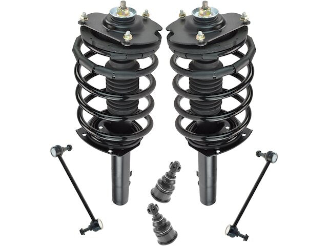 Front Strut Coil Spring Ball Joint Kit 6 Piece - 1996-2005 Mercury Sable - TRQ 5814-07627867