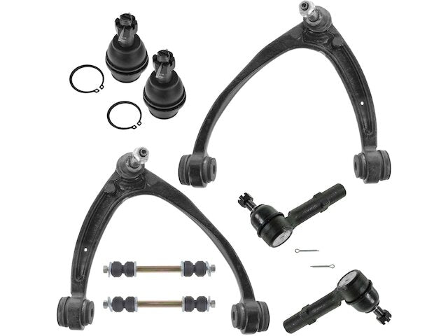 Front Control Arm Ball Joint Tie Rod End Kit 8 Piece - 2007-2014 Chevrolet Suburban 1500 - TRQ 18976-07651459