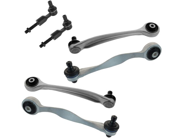 Front Control Arm and Tie Rod End Kit 6 Piece - 1997-2009 Audi A4 Quattro Convertible - TRQ 7414-07655284