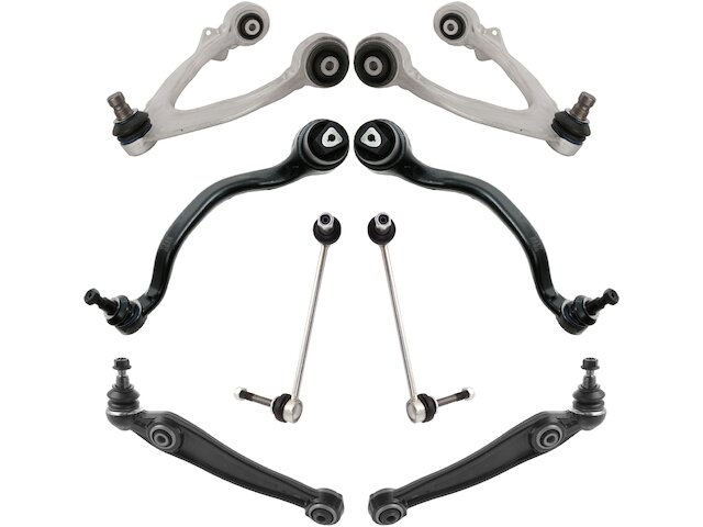 Front Control Arm and Sway Bar Link Kit 8 Piece - 2007-2013 BMW X5 - TRQ 24083-07665410