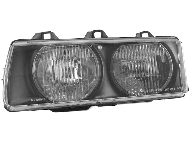 Left Headlight Assembly - 1992-1995 BMW 325i Base - DIY Solutions 980-07683447