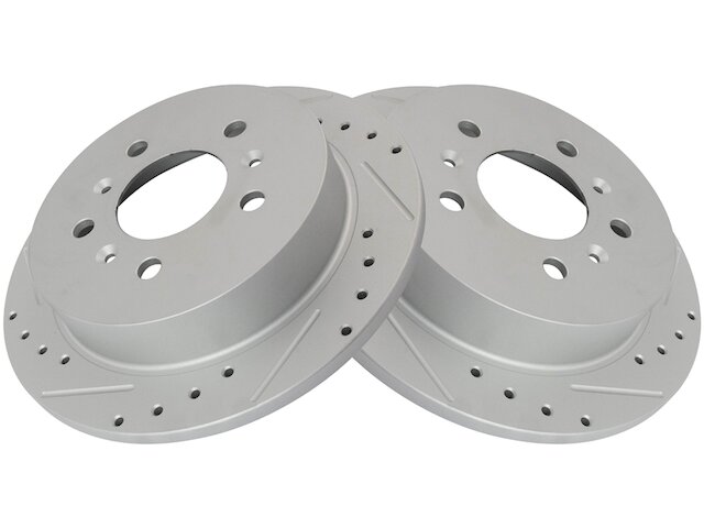 Rear Brake Rotor Set 2 Piece - 2006-2007 Chevrolet Monte Carlo - TRQ 18758-07688617