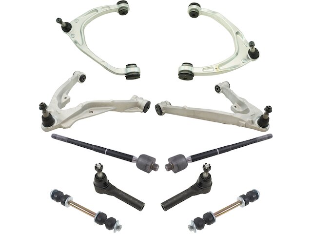 Front Control Arm Ball Joint Tie Rod and Sway Bar Link Kit 10 Piece - 2014-2016 Chevrolet Silverado 1500 - TRQ 125149-07690467