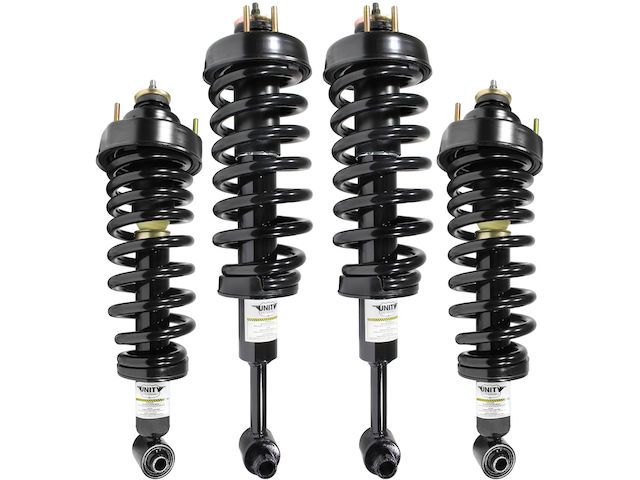Front and Rear Strut and Coil Spring Assembly - Set of 4 - 2004-2005 Mercury Mountaineer (Excludes Sport Trac) - Unity 17986-07695200