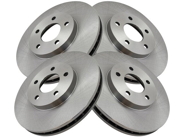 Front Brake Rotor Set 2 Piece - 2001-2005 Pontiac Aztek AWD - TRQ 4607-07695415