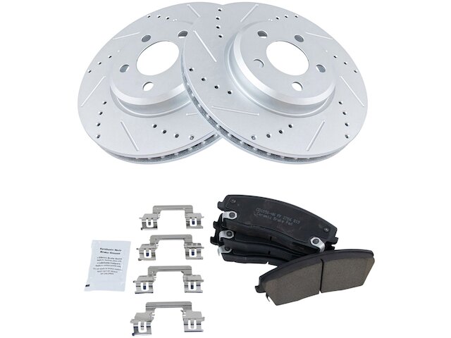 Front Brake Pad and Rotor Kit - 2006-2020 Dodge Charger - TRQ 18598-07697774