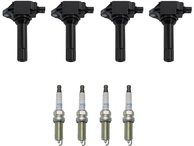 Ignition Coil and Spark Plug Kit 8 Piece - 2013-2014 Subaru Outback 2.5L H4 - DIY Solutions 119613-07701973