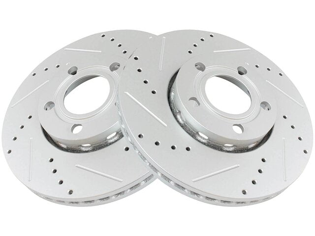 Front Brake Rotor Set 2 Piece - 1996-2006 Audi A4 Quattro - TRQ 7405-07702204