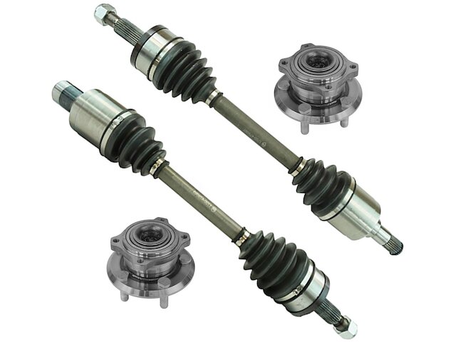 Axle and Wheel Hub Assembly Kit 4 Piece - 2005-2021 Chrysler 300 AWD - TRQ 18229-07702837