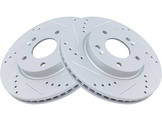 Front Brake Rotor Set 2 Piece - 2013-2020 Hyundai Elantra GT Base - TRQ 128581-07712226